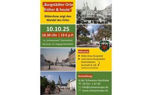 10.10.25 - "Burgstädter Orte früher und heute",  2 Tickets