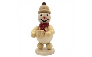 Schneemann Junior "mit Tasse" - mittel