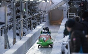 Gästebobfahrt (Winter) für zwei Personen in Altenberg