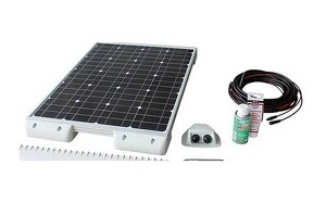 Solaranlage für Wohnmobil oder Caravan: 155W inkl. Regler und Montage