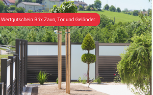 Wertgutschein "1.000,- €" für Ihren Auftrag Zäune, Tore und Geländer